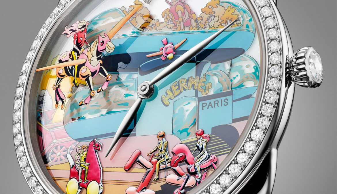 A Moving Canvas: Hermès Captures the Whimsy of Time in the Arceau Locomotion