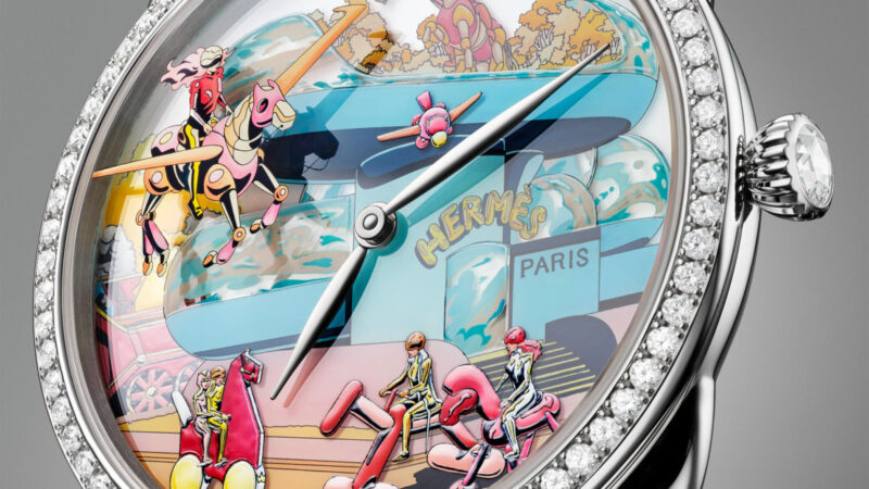 A Moving Canvas: Hermès Captures the Whimsy of Time in the Arceau Locomotion