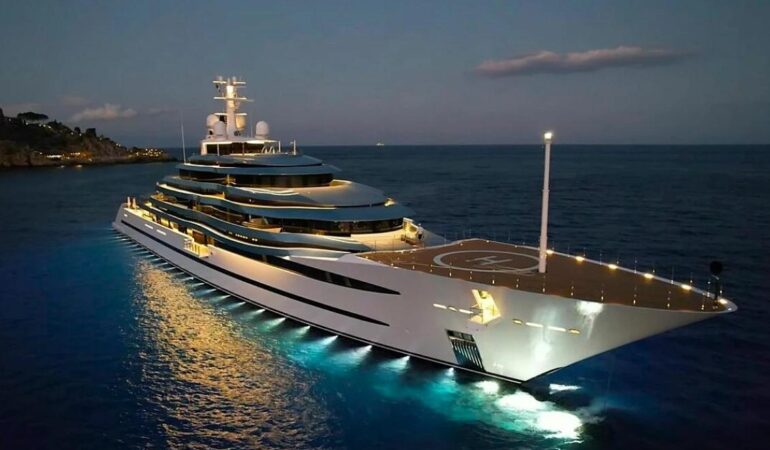 Grandeur in the Aegean: Nancy Walton Laurie’s Superyacht Kaos Anchors in Mykonos