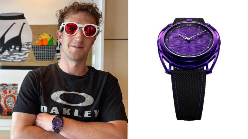Wrist Game Stronger Than the Metaverse: Zuckerberg’s $100K Purple Watch Moment