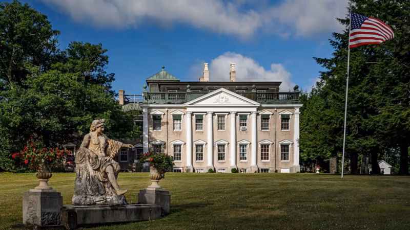 A $3 Million Copper-Crowned Gilded Age Mansion in the Catskills Makes a Glittering Comeback